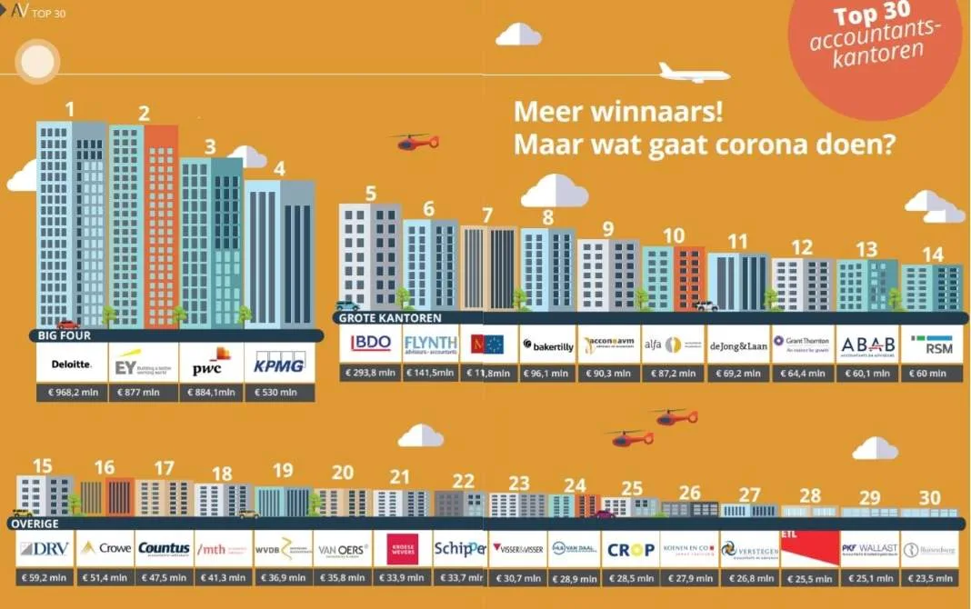 Top 30 Accounting Firms in the Netherlands