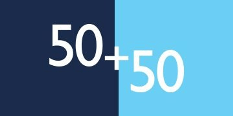 50+50 Logo