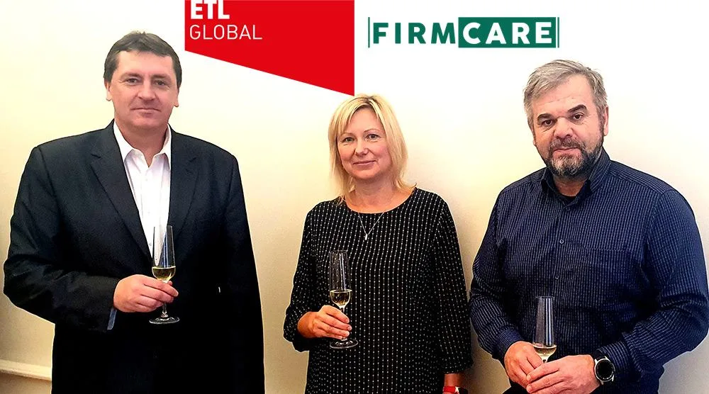 FirmCare´s CEO Petr Krajíček and ETL GLOBAL´s Master Partner Robert Jurka.