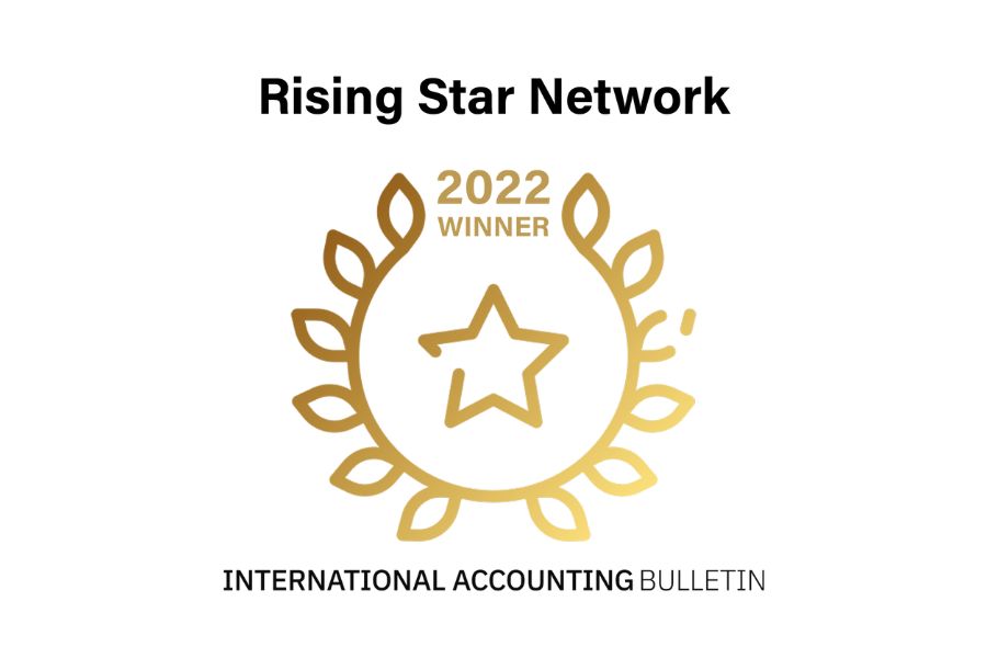 Rising star network logo