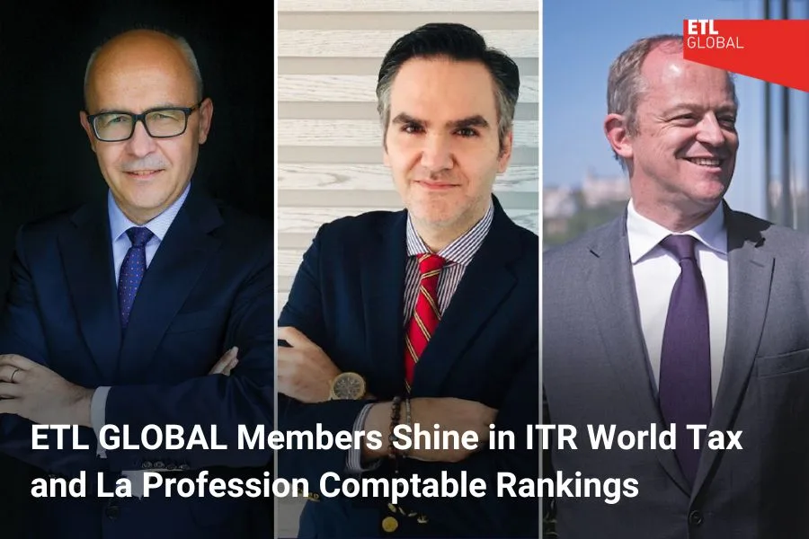 ETL GLOBAL at ITR World Tax and La Profession Comptable Rankings