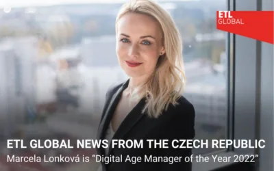 ETL GLOBAL NEWS FROM THE CZECH REPUBLIC – Marcela Lonková is “Digital Age Manager of the Year 2022”