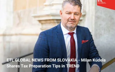 ETL GLOBAL NEWS FROM SLOVAKIA – Milan Kúdela Shares Tax Preparation Tips in TREND