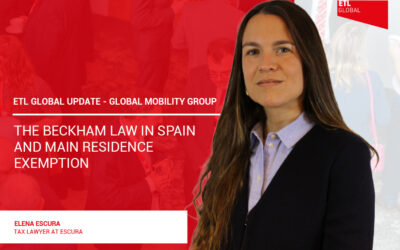 The Beckham Law in Spain and Main Residence Exemption