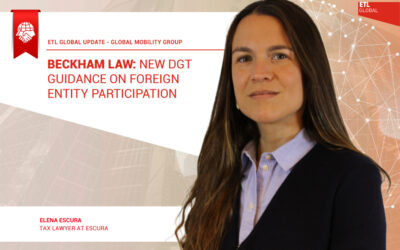 Beckham Law: New DGT Guidance on Foreign Entity Participation