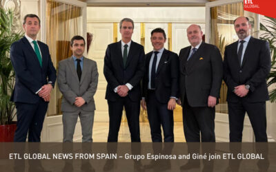 ETL GLOBAL NEWS FROM SPAIN – Grupo Espinosa and Giné join ETL GLOBAL